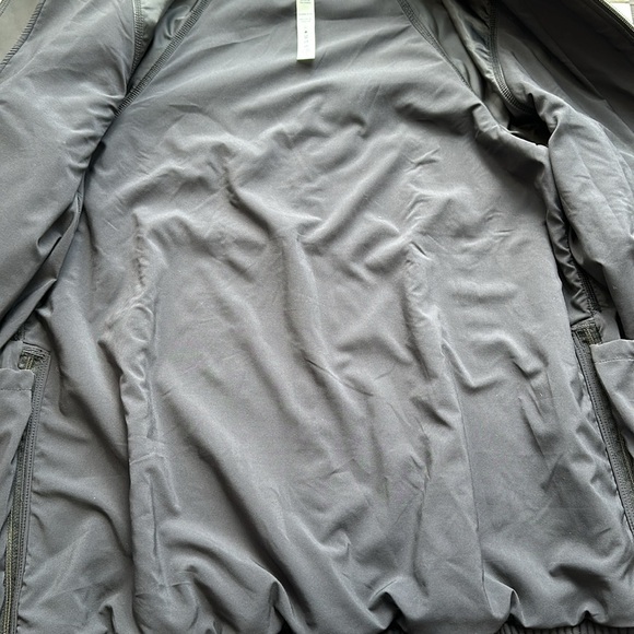 Lululemon Both Ways Bomber Heathered Black/Black size 6 - Picture 10 of 13